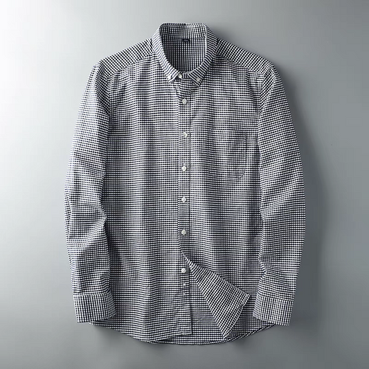 Men's Black Full Sleeve Shirt - Goamen